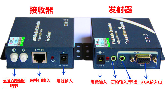 200米VGA延长器细节图正面