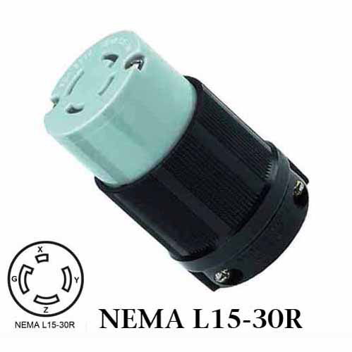 WJ-9431B NEMA L15-30 Locking C