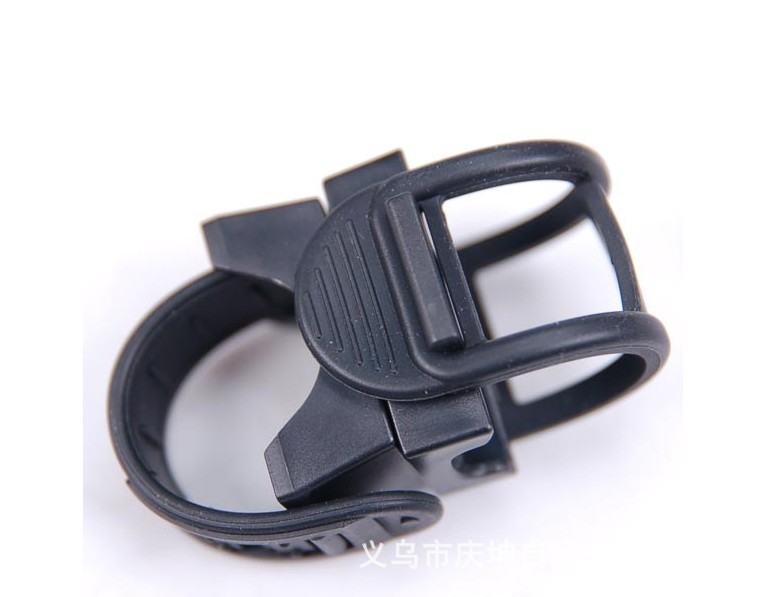 【可任意调节大小 自行车灯夹子 LED强光手电