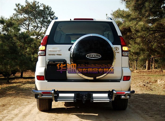 【丰田霸道F90 FJ120改装专用多功能后护杠 