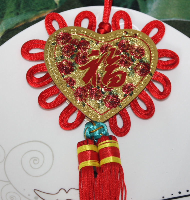 【福字中国结挂件汽车义乌中国结厂家批发定做