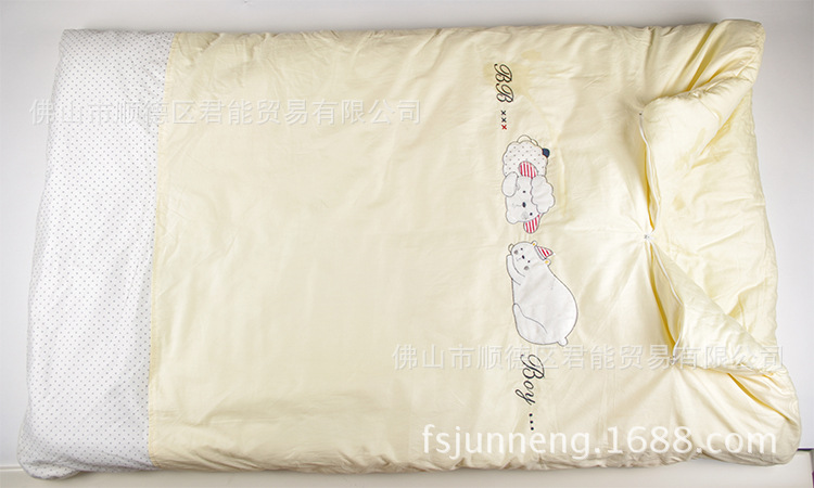 童睡袋-冬季睡袋被加厚纯棉儿童睡袋 宝宝防踢