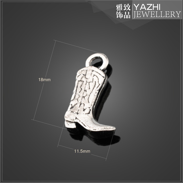 SH1431手工diy手机<em>饰品</em>配件长筒<em>女鞋</em>合金<em>饰品</em>