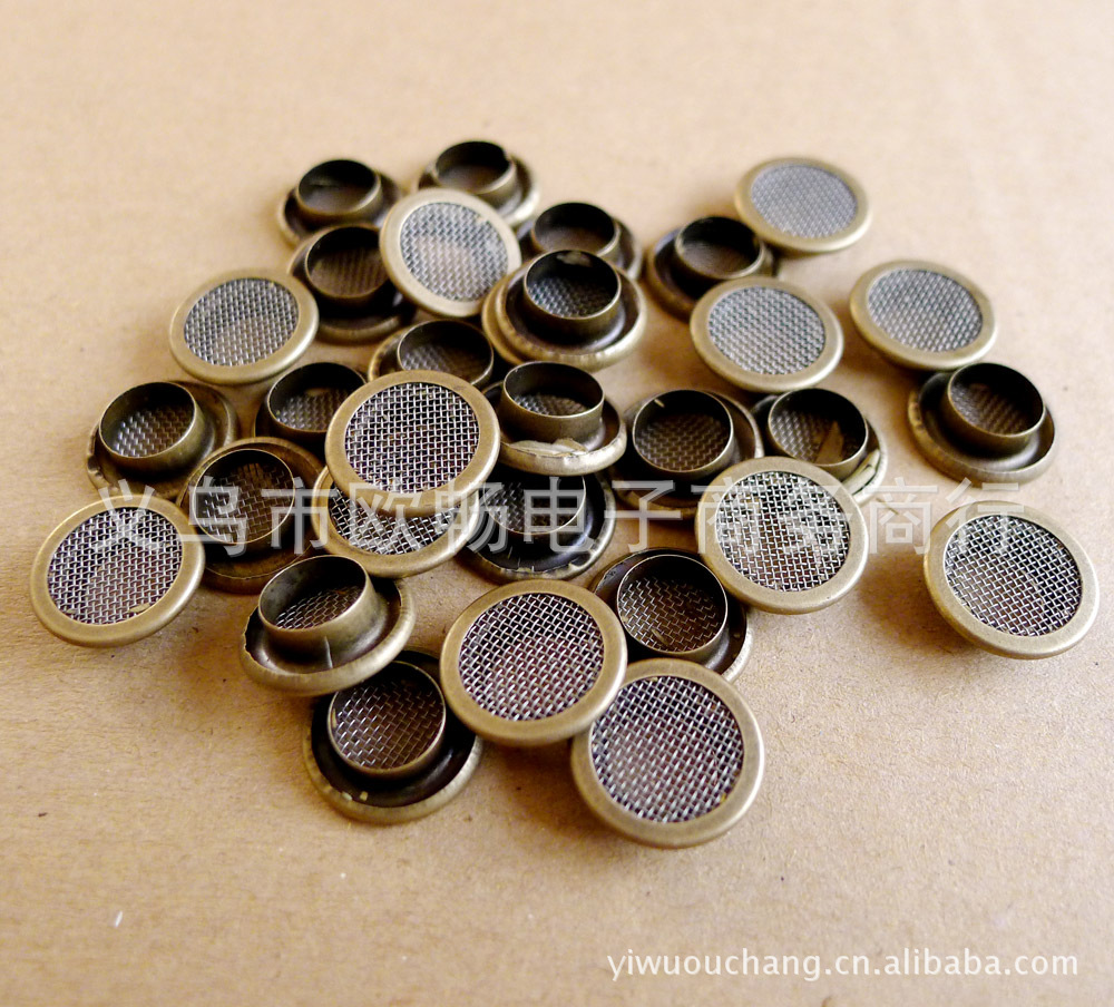 钮扣-批发 14mm 铜质 带网<em>气眼</em> <em>运动</em>鞋<em>气眼</em> 服