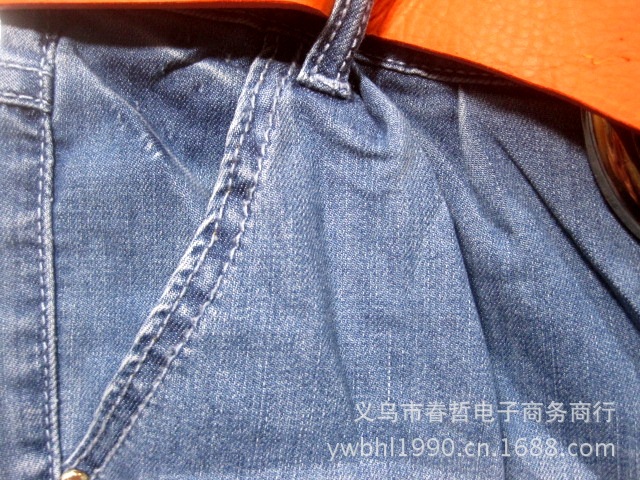 牛仔七分褲
