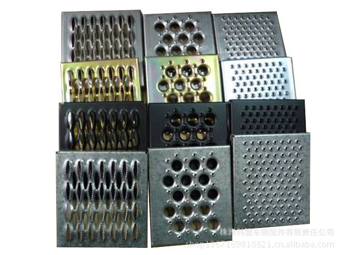 Perforatd slip resisting pank