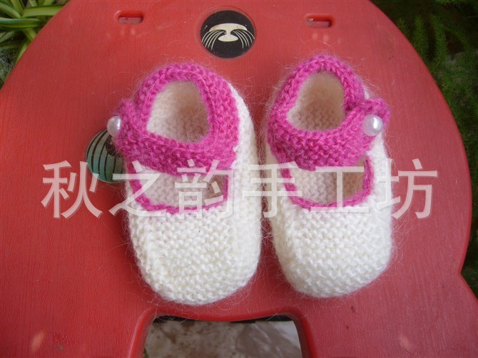 【手工编织经典提篮婴儿鞋】价格,厂家,图片,其