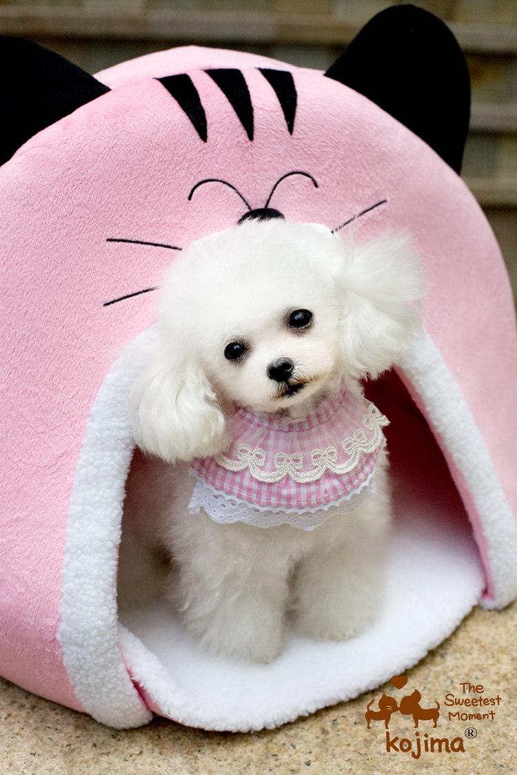 列宠物窝垫 米色粉色可选 泰迪贵宾猫咪通用 厂