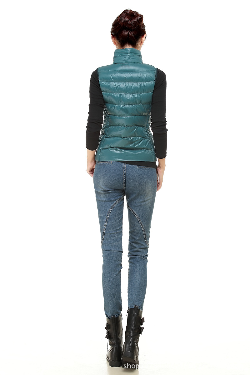 购女式<em>羽绒</em>服-秋冬立领<em>羽绒马甲女正品清仓</em> 轻