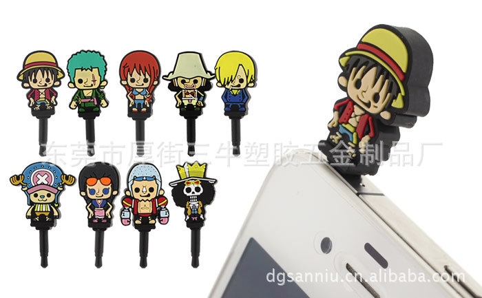 one piece characters earphone