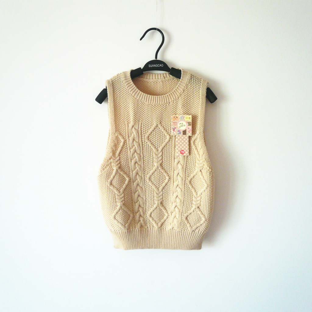 外贸童装批发纯棉<em>儿童</em>毛衣<em>背心</em>针织<em>马甲</em>女童坎