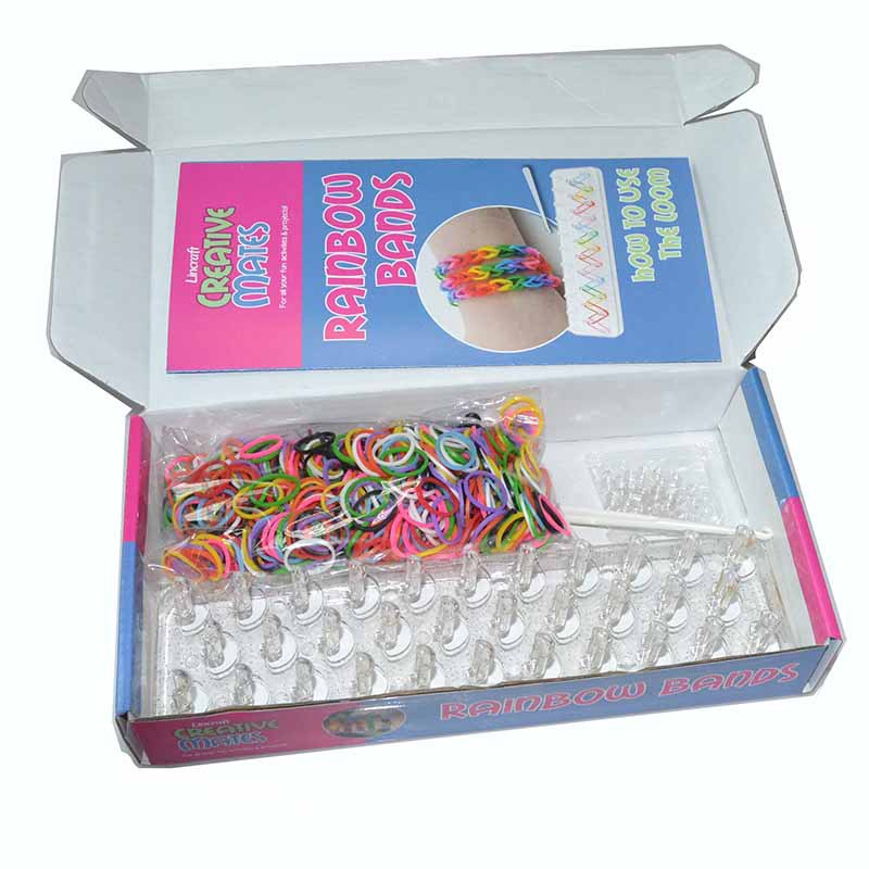 厂家供应 畅销欧美橡胶皮筋手链 DIY手工编织器 Loom bands 图片_高清大图 - 阿里巴巴