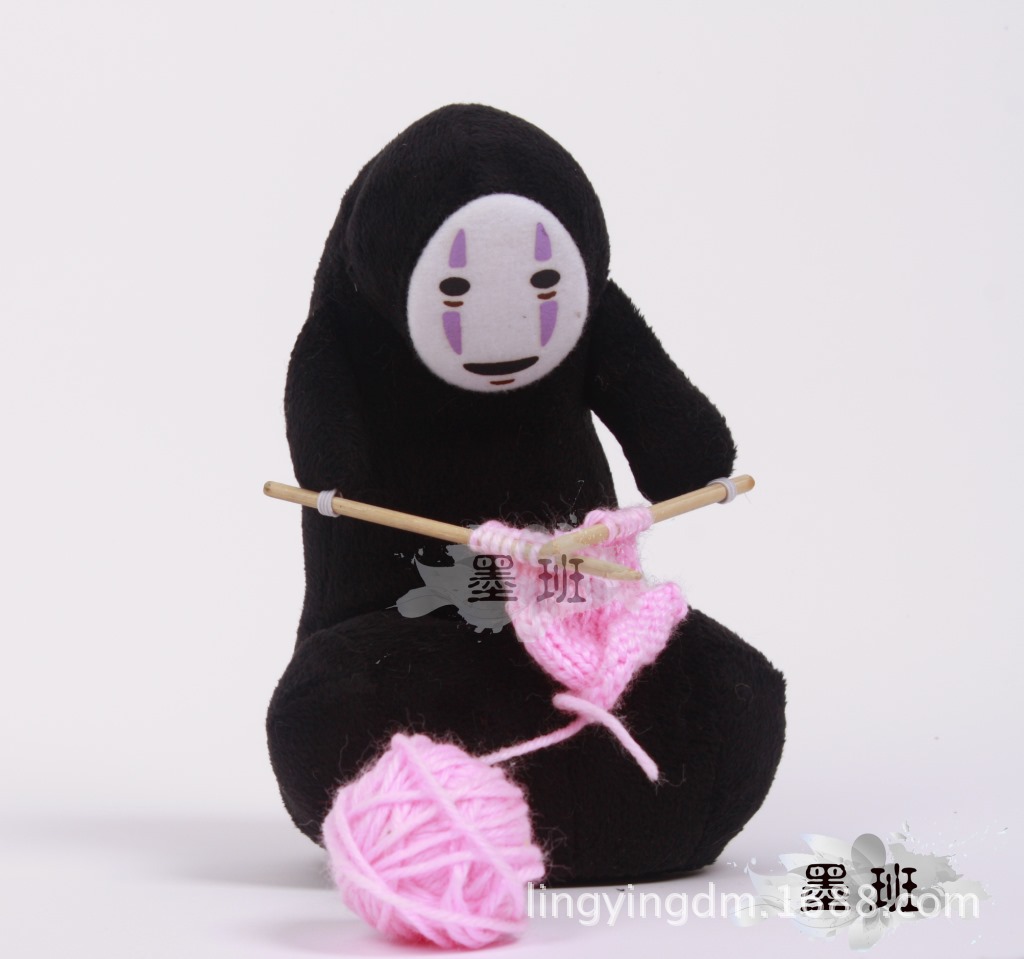 日本宫崎骏千与千寻 无脸男打<em>毛衣织毛衣</em>小毛