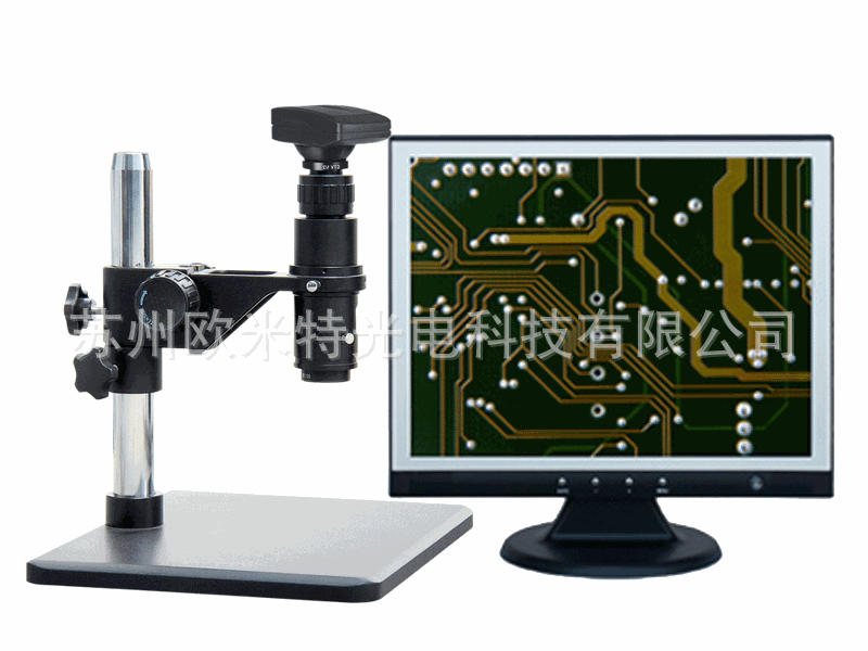 视频显微镜数码显微镜拍照测量分析同轴光显微镜