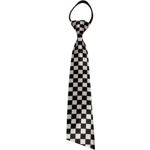 批发采购领带领结领带夹-专业生产 黑白格子 拉