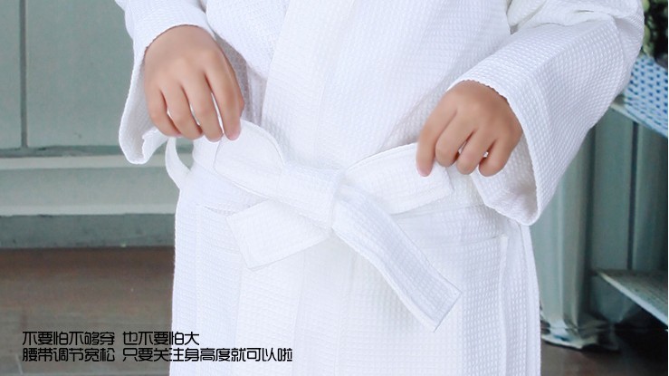 <em>全棉小孩睡衣</em>/20年专业订做儿童浴衣浴袍桑那