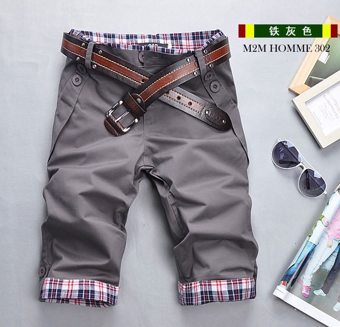 厂家男式休闲裤中裤短裤男装<em>马裤</em>大<em>裤头</em>五分裤