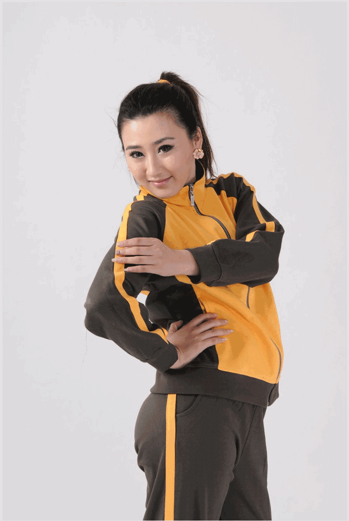 鲁美<em>运动服女大码</em>运动套装<em>胖mm</em>春秋季休闲卫