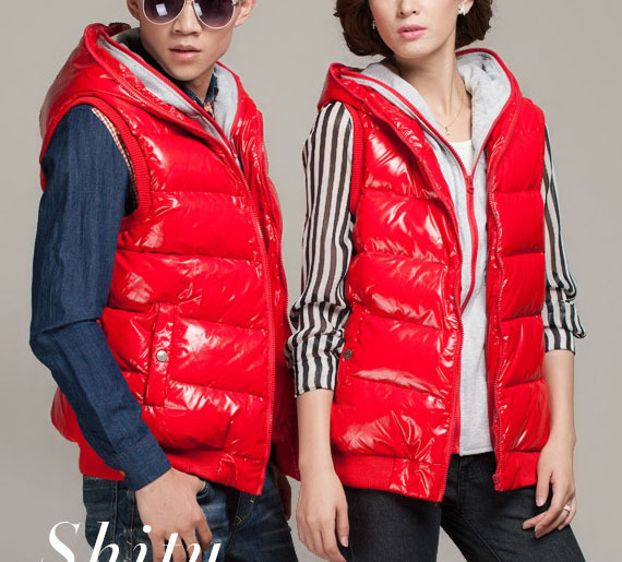 【秋冬男女新女连帽情侣<em>羽绒</em>服<em>马甲</em>背心 <em>韩款</em>