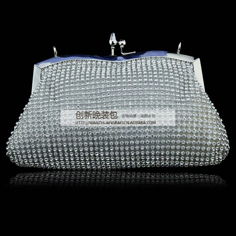 奔放洋气韩版满钻宴会包