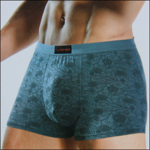 <em>内裤</em>-<em>浪莎</em> 男<em>内裤批发</em> <em>男士</em>平脚裤 竹纤维天竹