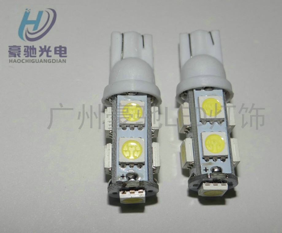 汽車LED T10-9SMD-5050 LED儀表燈/LED工作燈/LED行車燈工廠,批發,進口,代購