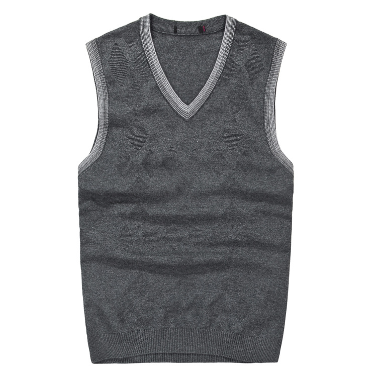 【海澜之家正品剪标<em>男装</em>休闲V领<em>背心</em>男士<em>毛衣</em>