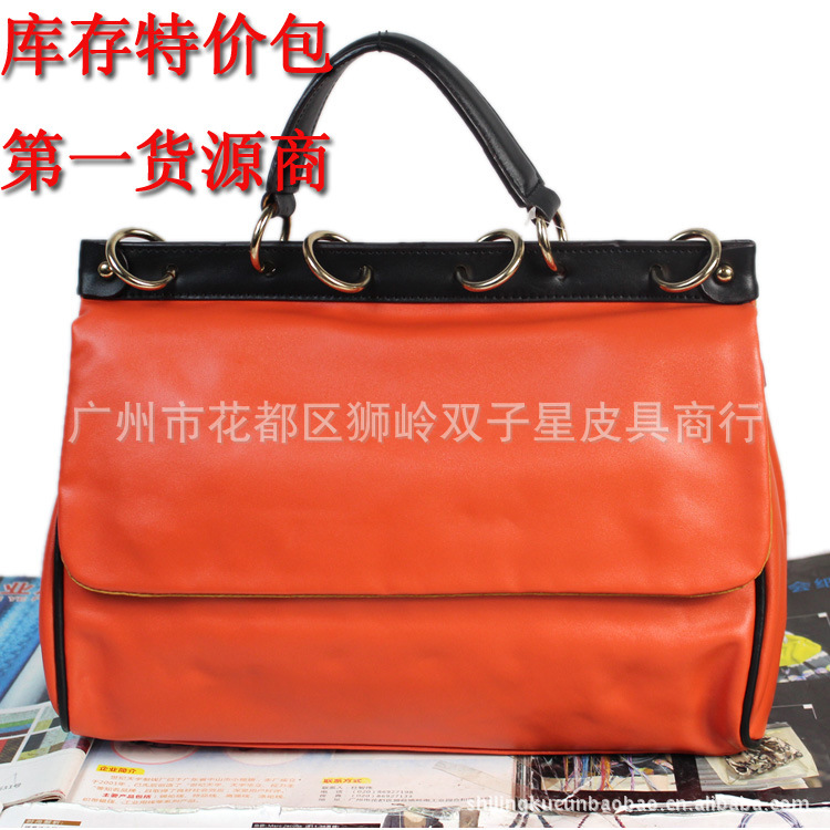 X6广州花都狮岭真皮包<em>女包批发价</em> 欧美原单真