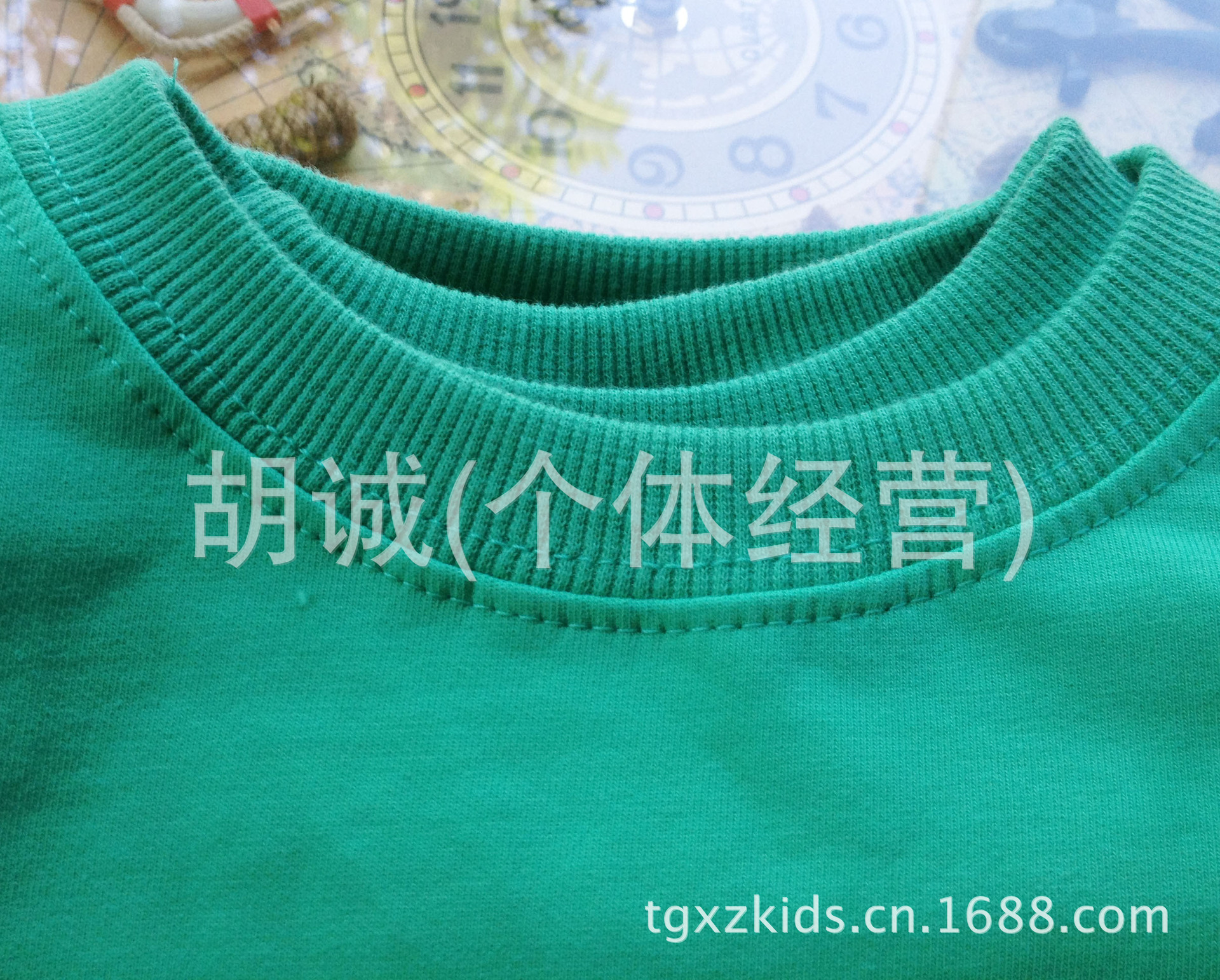 數字雙口袋長袖T恤2