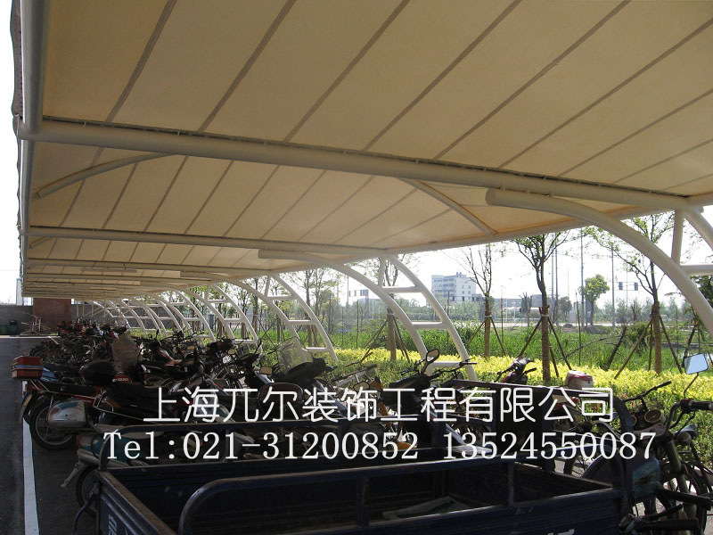 车棚 车棚定做 膜结构车棚