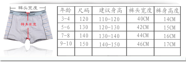 219尺碼表格