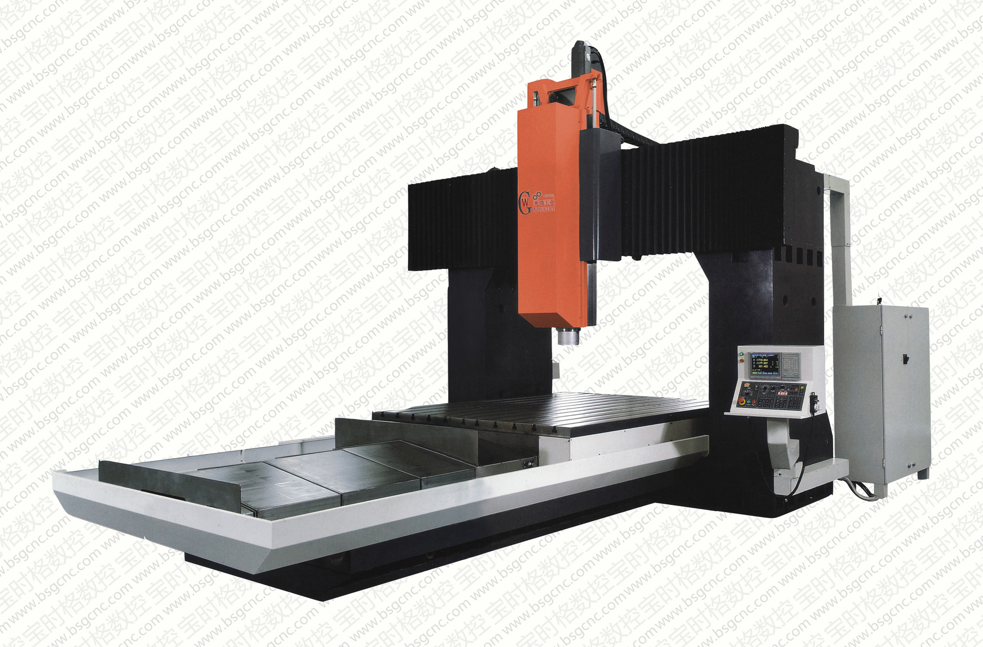 硬轨龙门背景水印