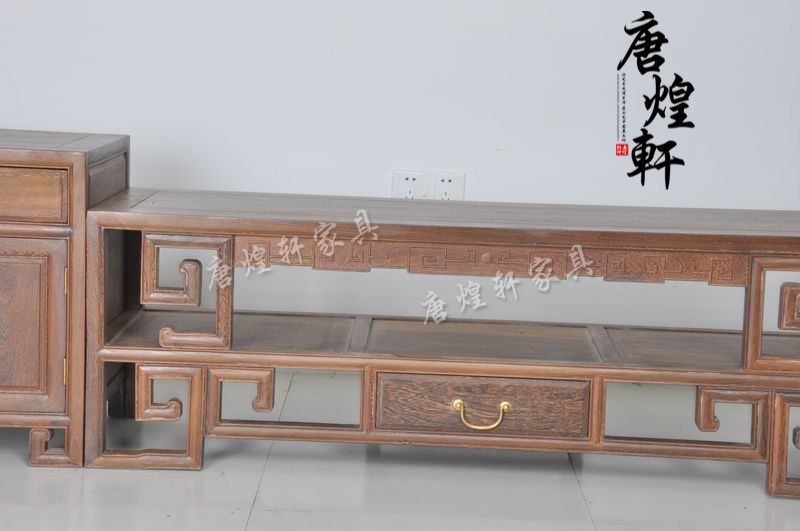 鸡翅木老式电视柜 (3)