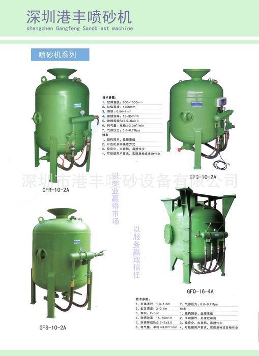 港丰批发销售开放移动式喷砂机小气泵 喷沙机所有配件