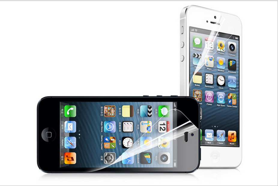 苹果iphone5 贴膜 高透膜 磨砂膜 钻石膜 前后膜