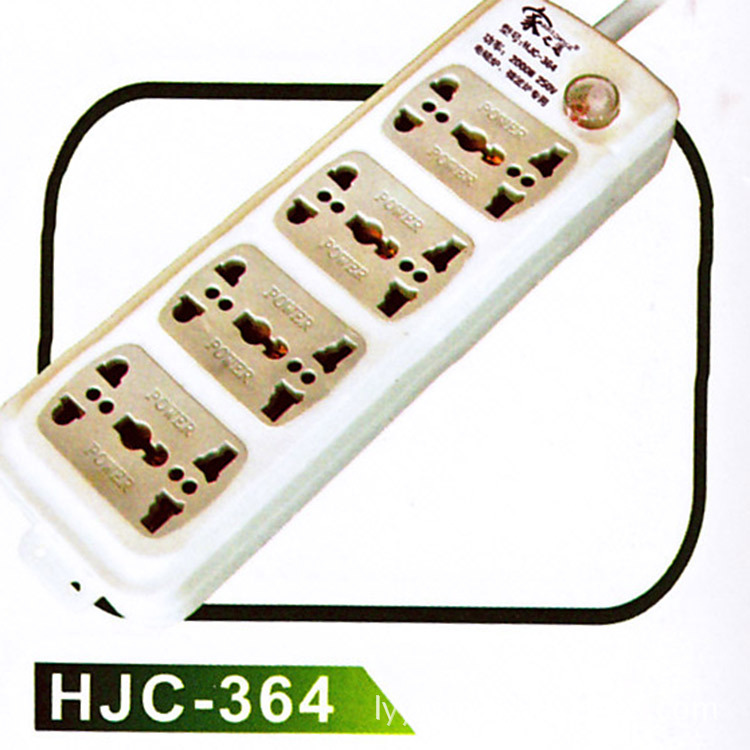 HJC-364電源插線板 拖線板 插排接線板批發 2.5米工廠,批發,進口,代購