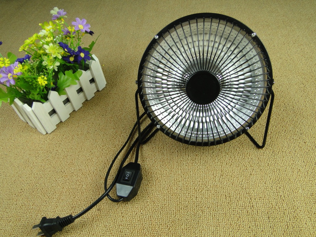 厂家直销4寸发热迷你小太阳加热器铁艺迷你取暖器 家用办公电暖气