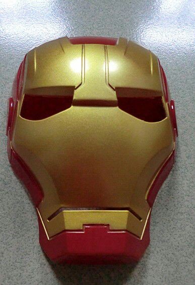 【钢铁侠面具带灯光 儿童玩具 超人面具 男孩玩