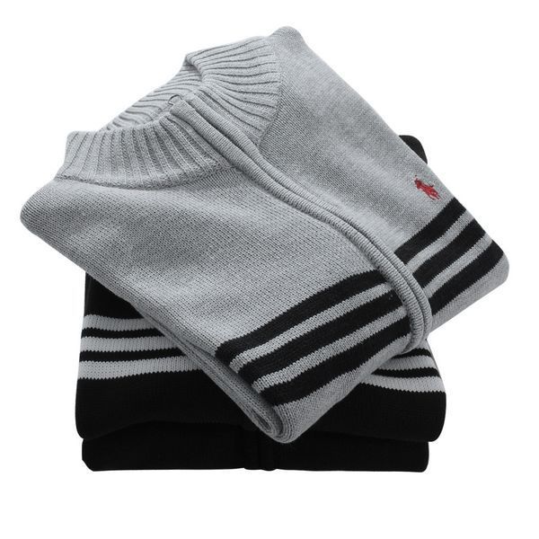 <em>外贸原单 男士开衫</em>纯棉<em>毛衣</em> Polo男装线衫立领