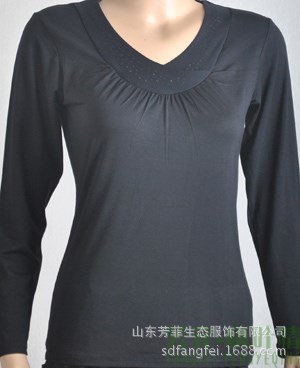 女竹单件长袖上衣2075