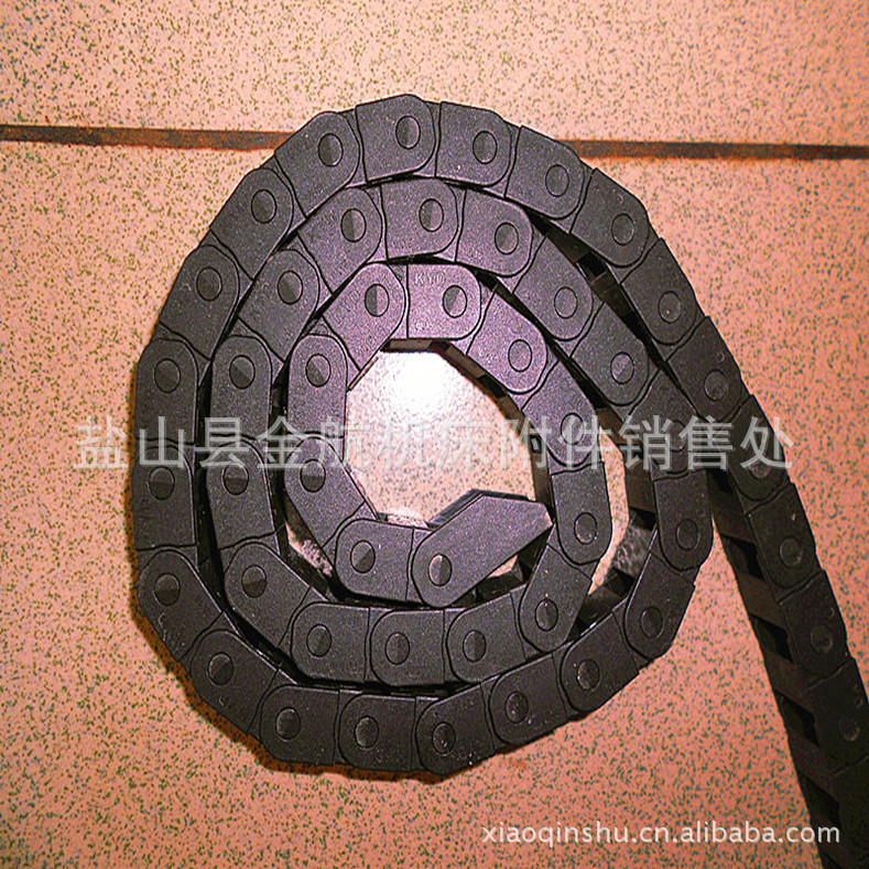 全封闭样式 桥式塑料拖链 电缆拖链 工程拖链 承重拖链 直销