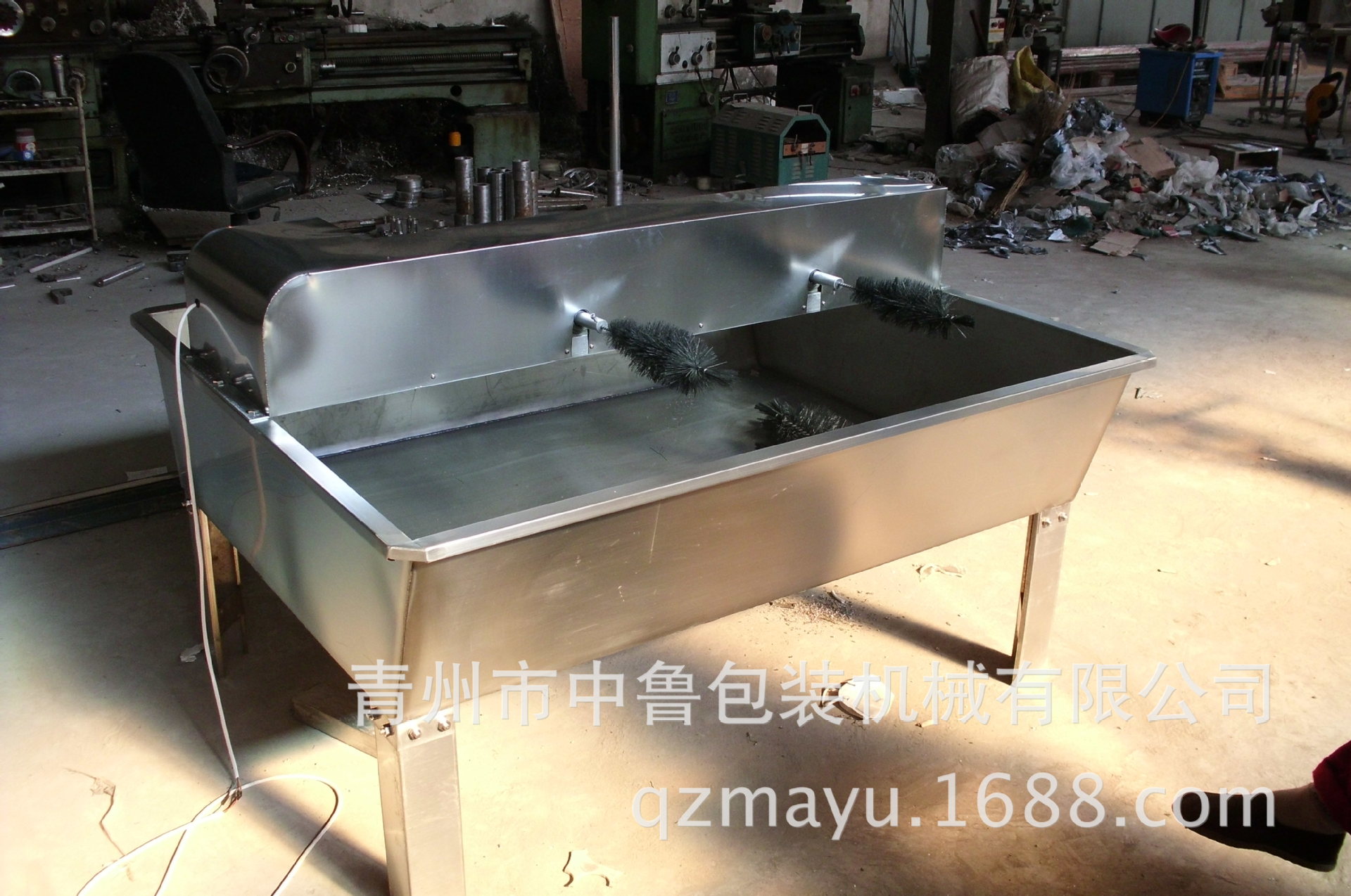 轨道直销厂家式小型刷瓶机v轨道玻璃瓶刷瓶机八角片钻图片