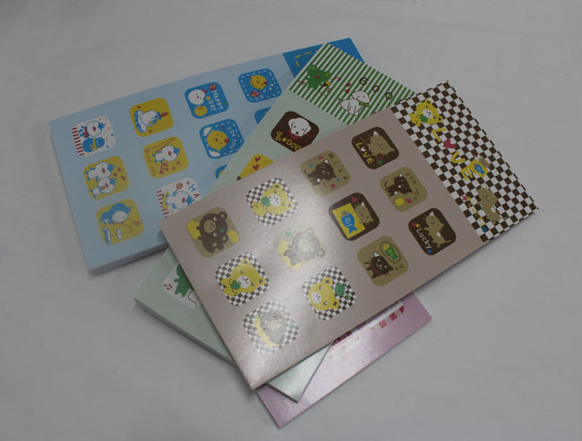 供应生产新款头部打胶胶装白卡封面学生用品笔