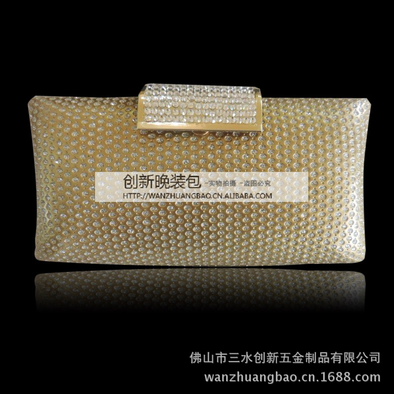 pu鑲鑽晚裝包