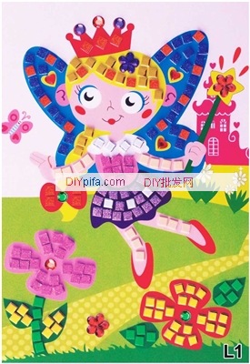 马赛克 儿童贴画 手工diy制作 幼儿园早教玩具批发 -幼儿园玩具 儿童贴