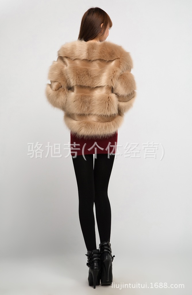 <em>批发</em>采购皮草-2014新款<em>仿皮草外套</em>衣服 超厚保