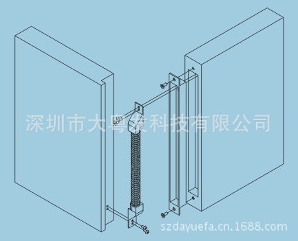 暗装过线器安装图