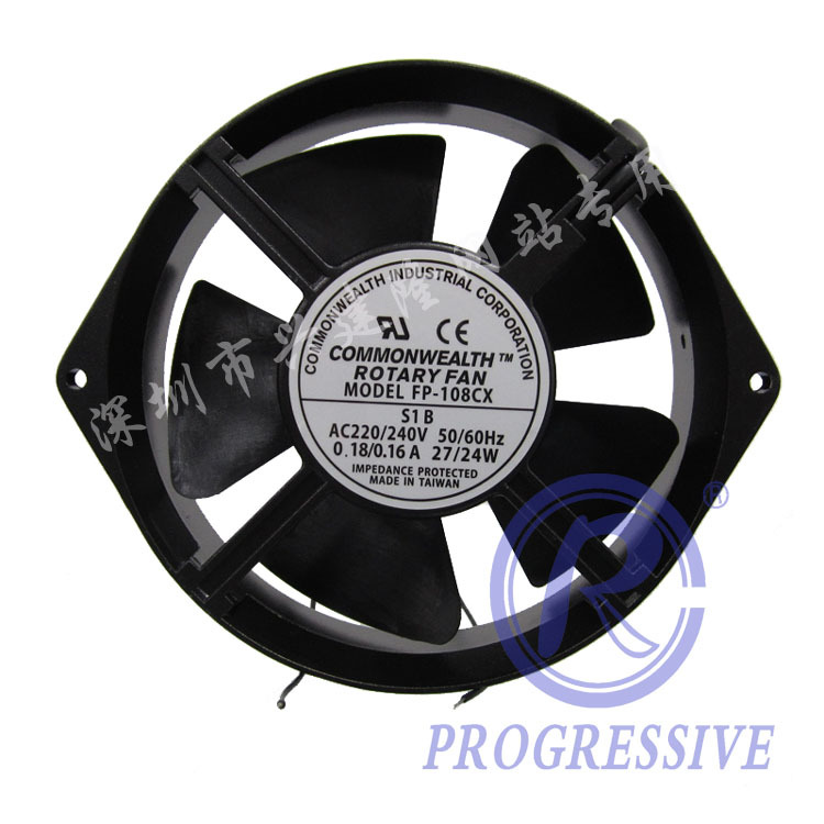 机柜最好拍档台湾三协FP-108CX-S1-B轴流风扇220 V 实物拍摄正面