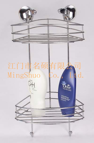 【供应两层浴室架 浴室架置物架 铁线卫浴架 定