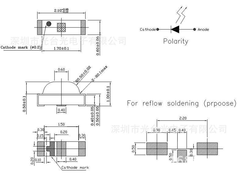 0805侧面尺寸